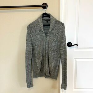 Banana Republic Grey Men's shawl neck cardigan 
Medium weight